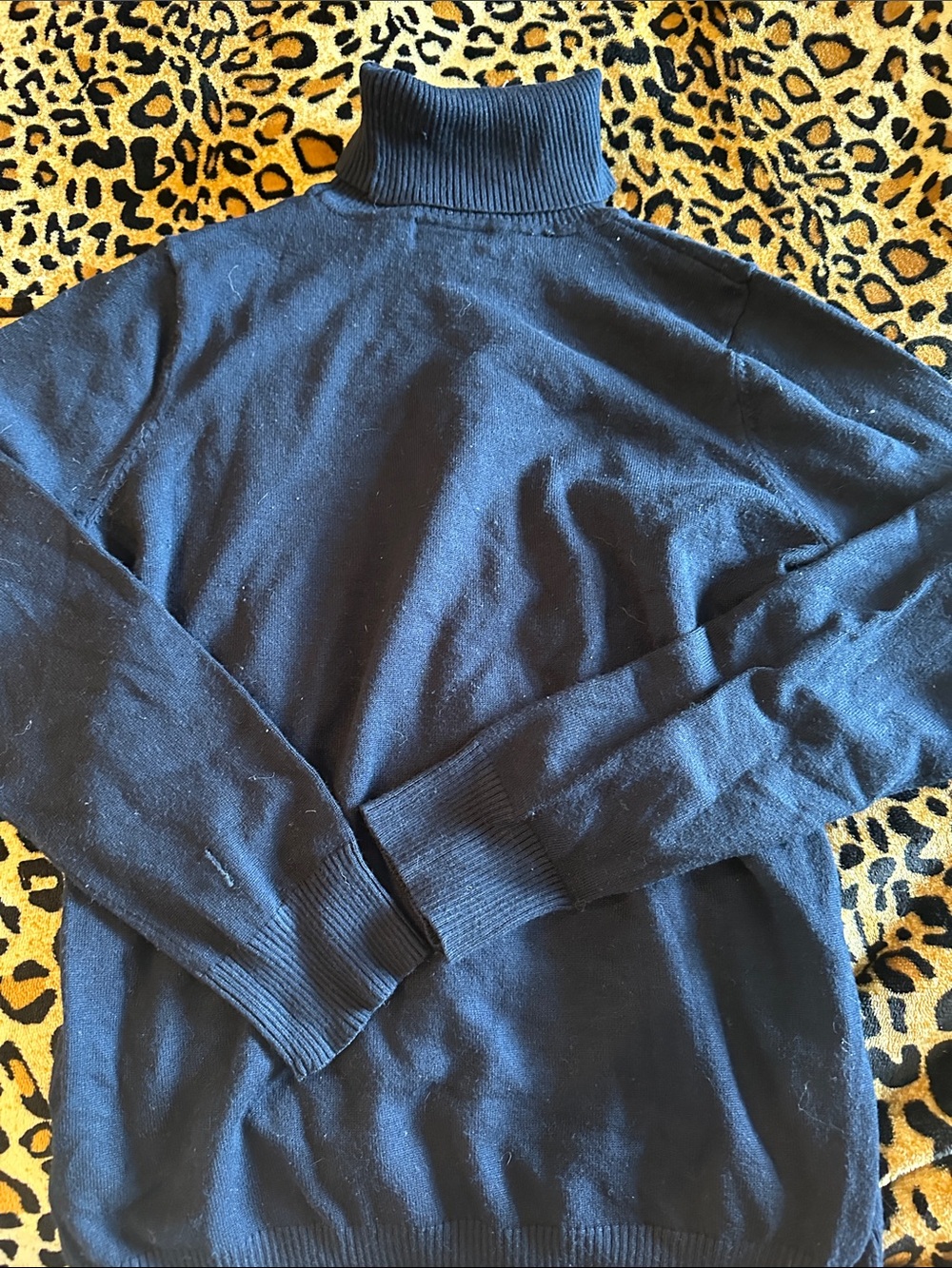 Joseph A Navy Turtleneck Sweater